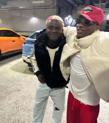 Portable Bows in respect for Wizkid as they link up in London